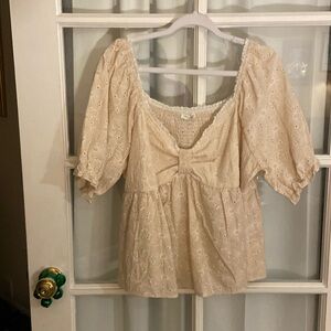 Chic Soul Baby Doll Blouse